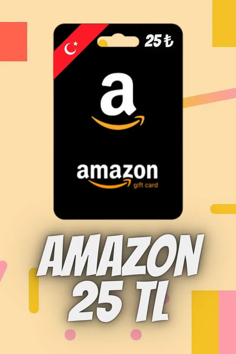25 TL Amazon Gift Card 