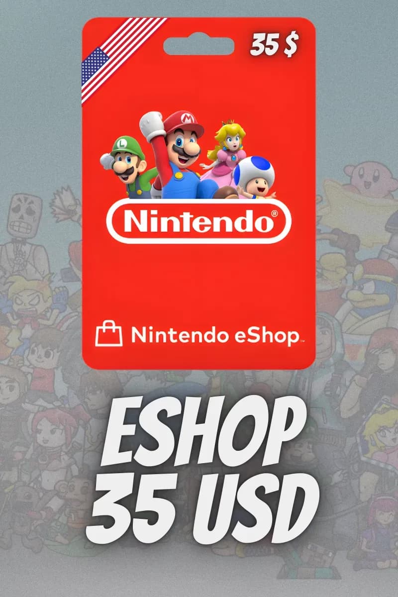 35 USD Nintendo eShop Gift Card