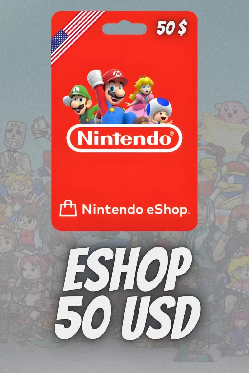 50 USD Nintendo eShop Gift Card