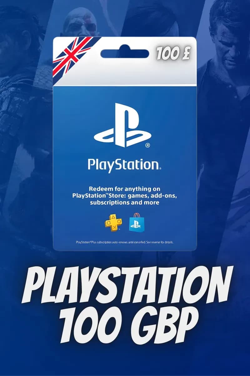 PlayStation 礼品卡 100 GBP (英国)