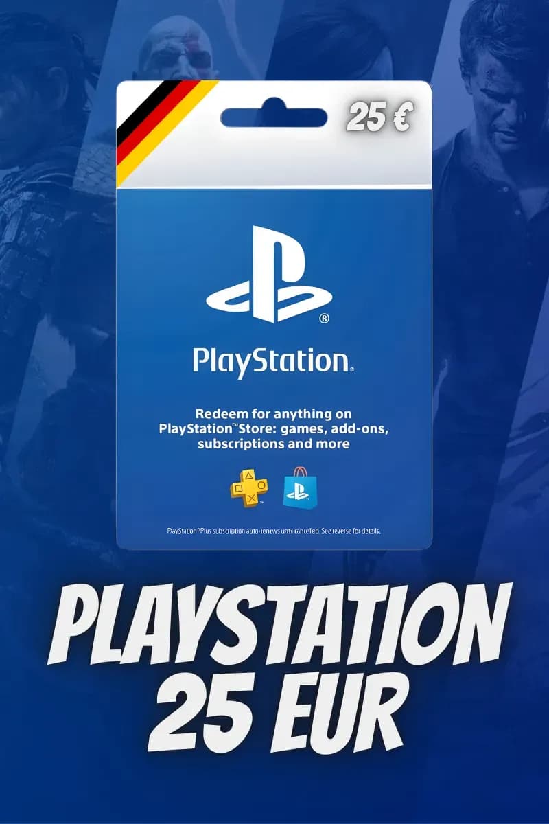 25 EUR PlayStation Hediye Kartı (Almanya)
