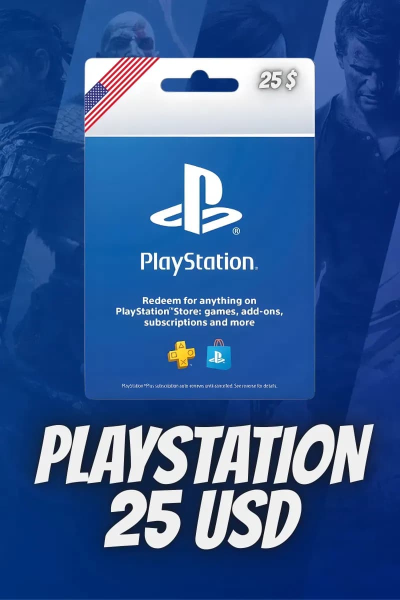 25 USD PlayStation Gift Card 