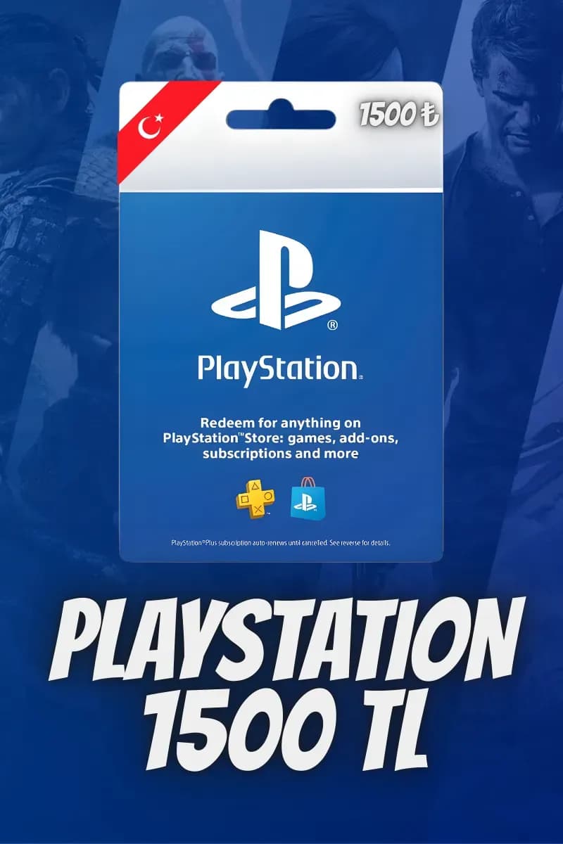 PlayStation TL Gift Cards | Instant Delivery | Pinatapin