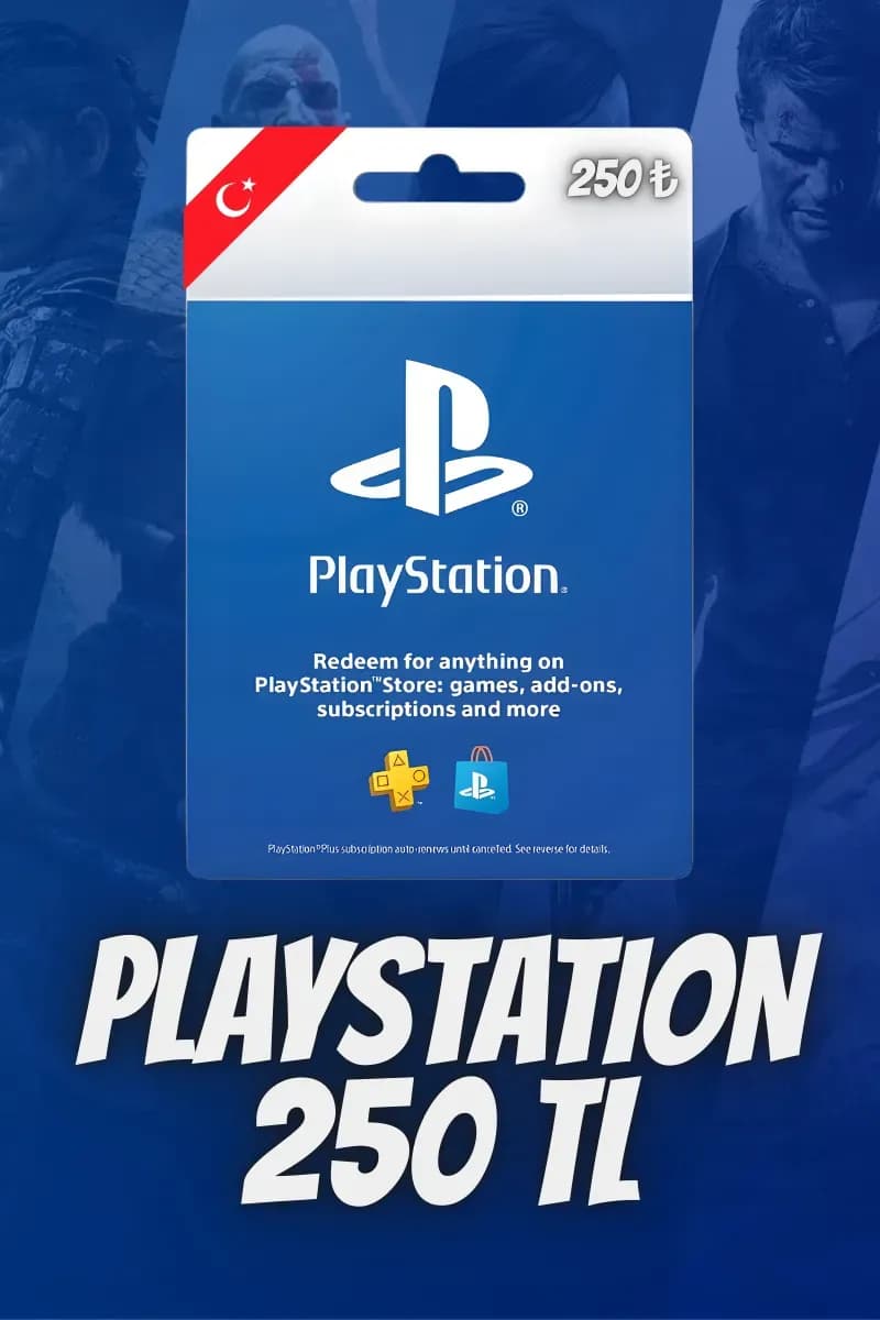 PlayStation TL Gift Cards | Instant Delivery | Pinatapin
