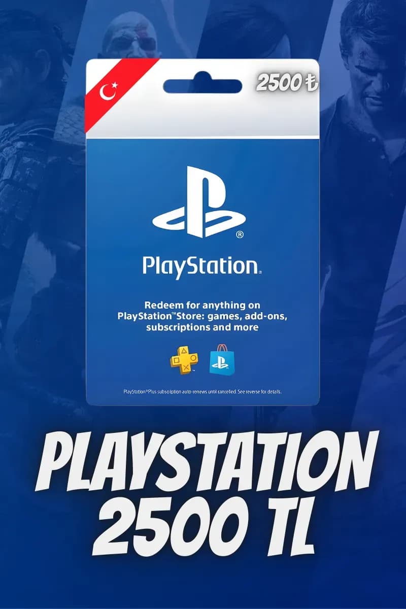PlayStation TL Gift Cards | Instant Delivery | Pinatapin