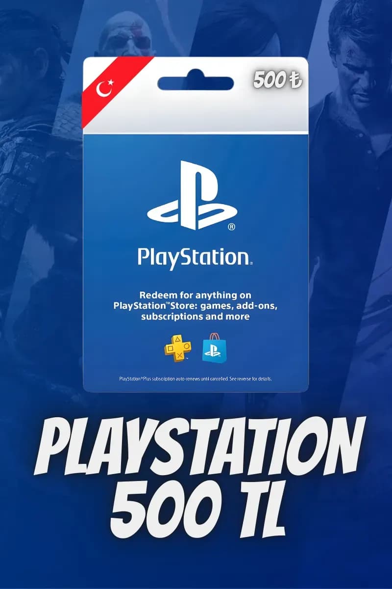 PlayStation TL Gift Cards | Instant Delivery | Pinatapin