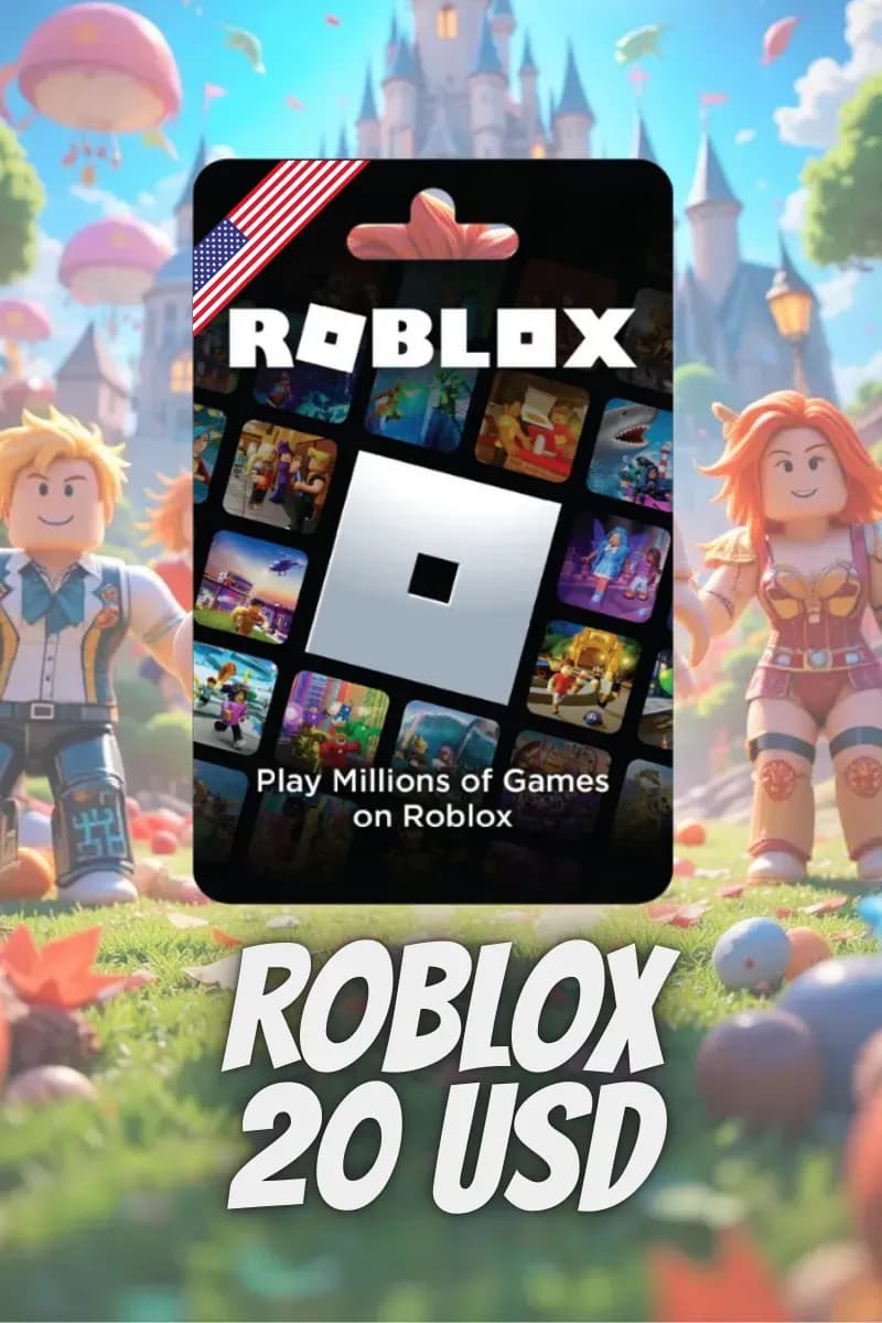  20 USD Roblox Gift Card