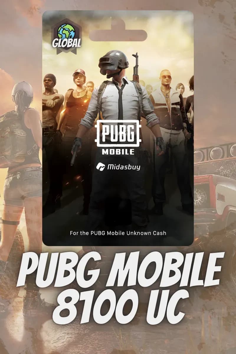 Pubg Mobile 8100 UC