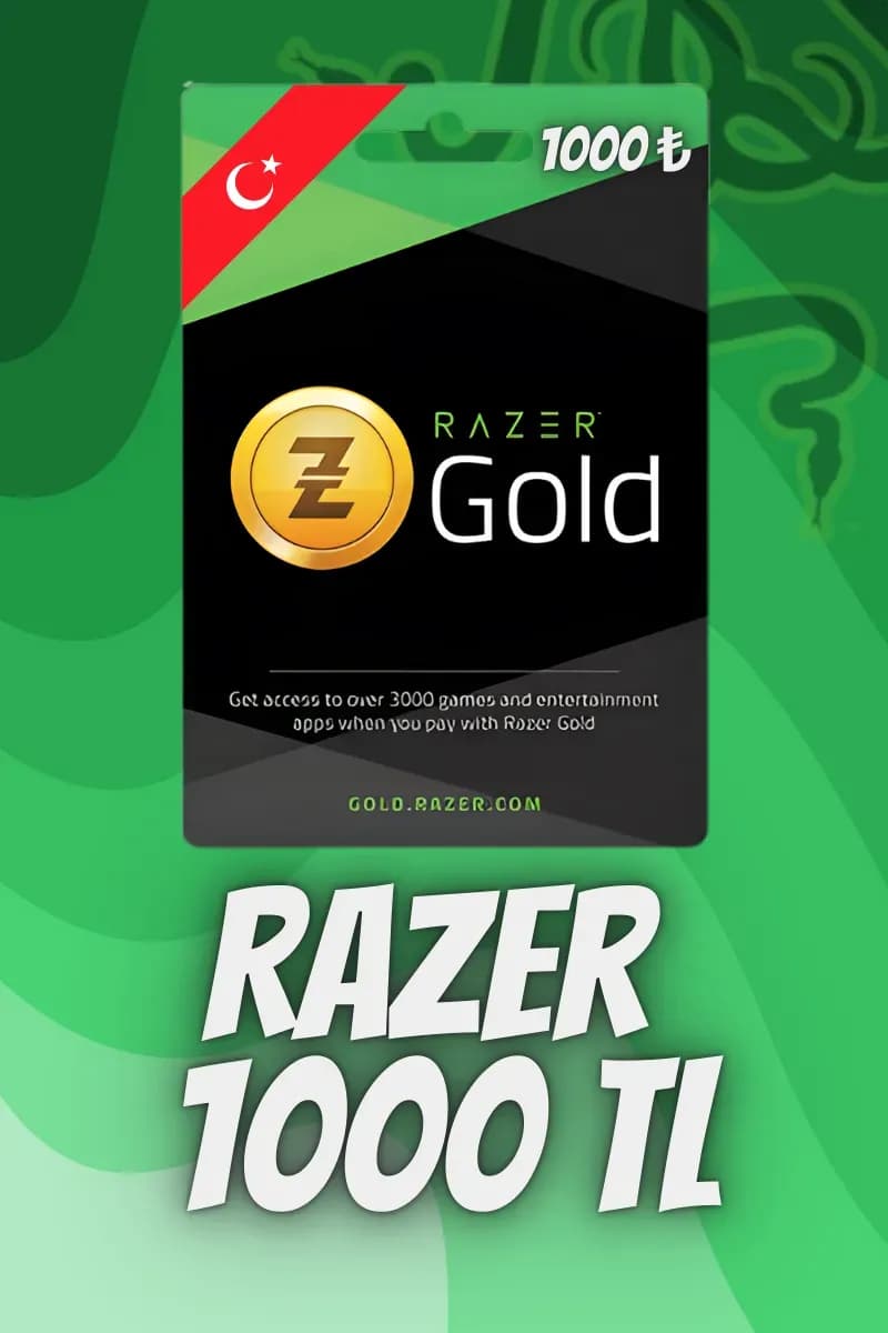  1000 TL Razer Gold Pin