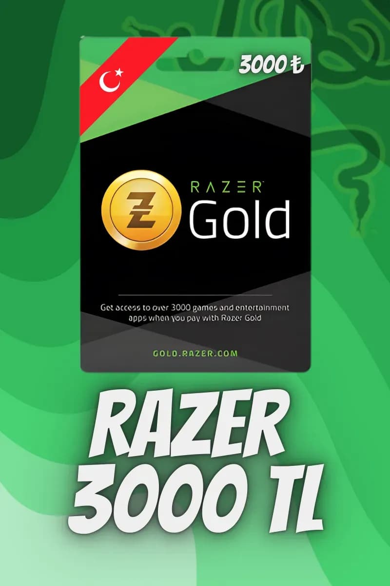 3000 TL Razer Gold Pin 