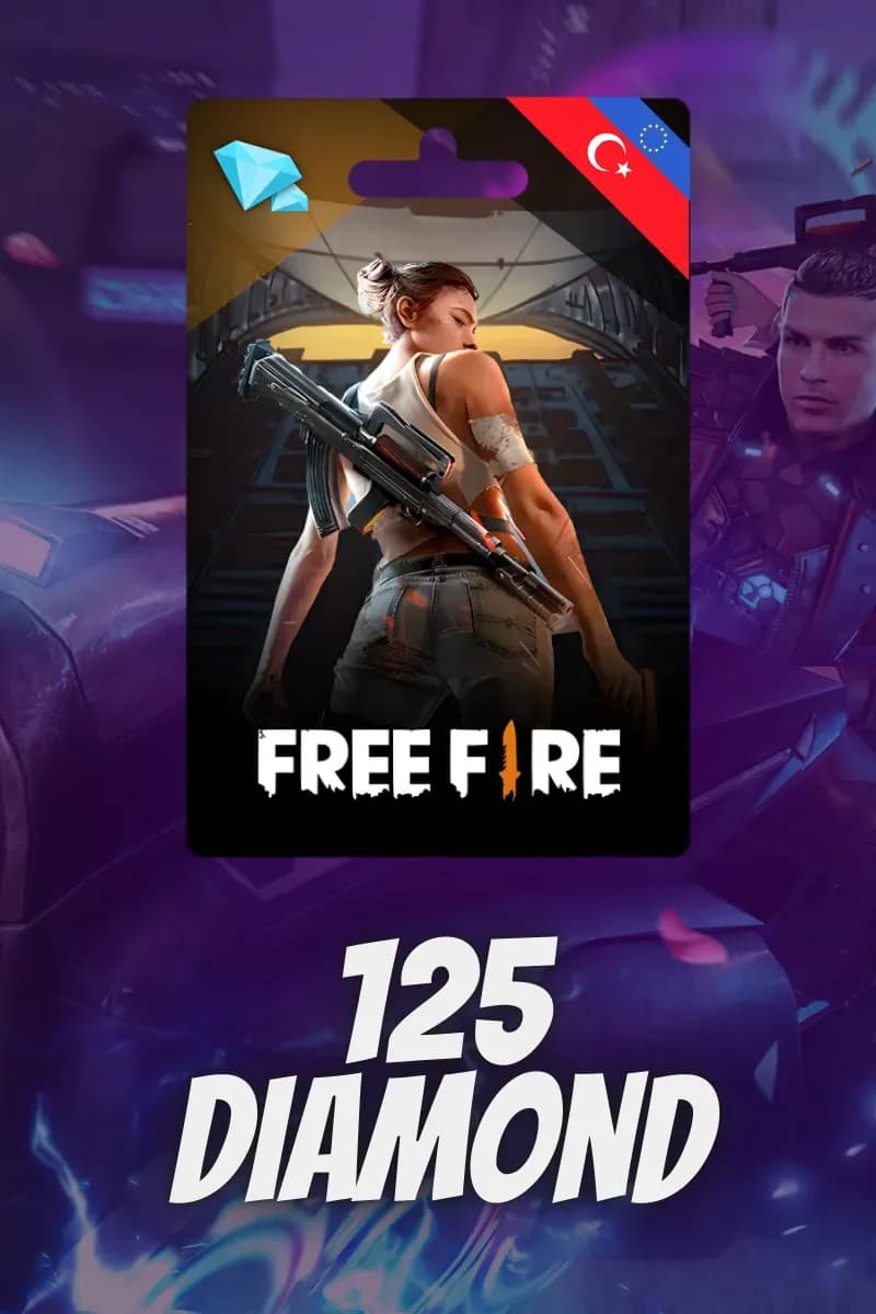Free Fire 125 Diamond (EU / Turkey)