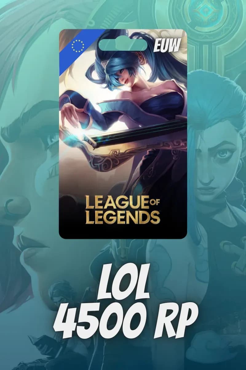 League of Legends 4500 RP (EU West - EUW)