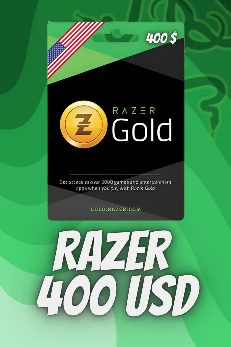 400 USD Razer Gold Pin (Global)