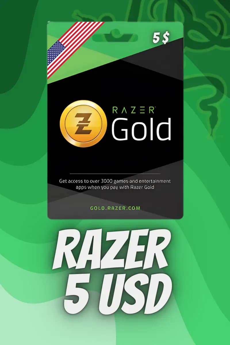 5 USD Razer Gold Pin (Global)