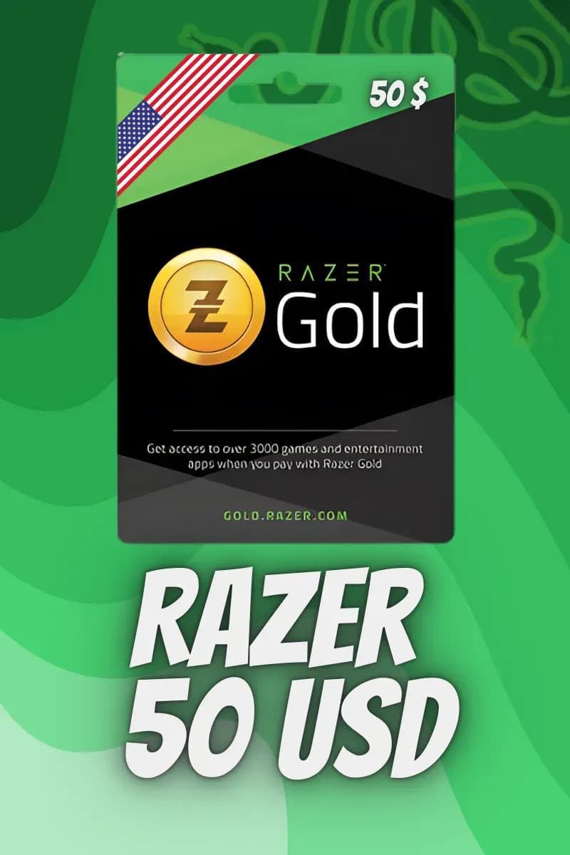 50 USD Razer Gold Pin (Global)